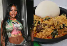 Jada set to get a nigerian passport after eating Eba and soup