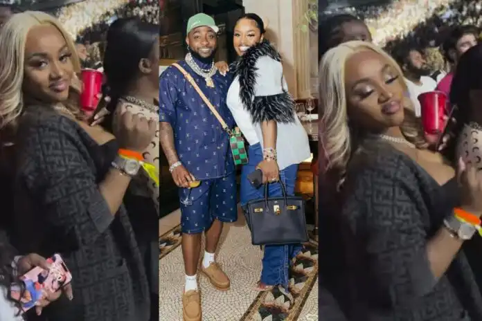 Chioma gets slammed for attending Davido’s London concert, 3 months after welcoming twins (Video)