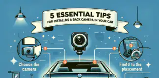 5 Essential Tips for Installing a Back Camera in Your Car