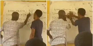 "No gree for anybody" -  Drama as student corrects his lecturer in class (Video)