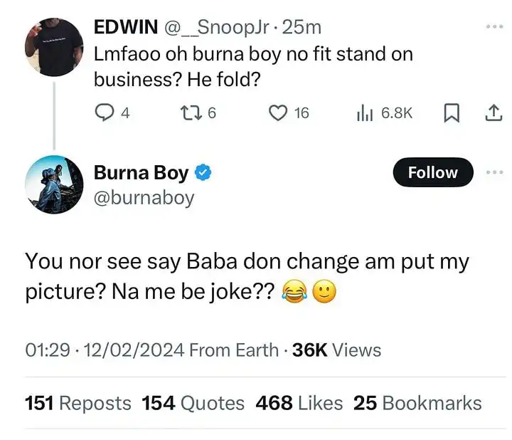 Davido is a joke Burna Boy Kemi Filani blog min