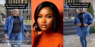 Ilebaye’s mum, Mrs. Odiniya, sparks laughter as she joins the ‘of course’ challenge