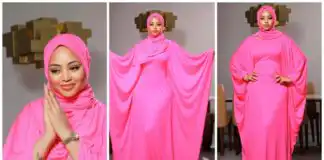 Regina Daniels raises eyebrows as she shares new photos wearing a hijab