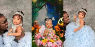Skit-maker Lord Lamba shades his Ex, as he acknowledges his daughter with Queen Mercy Atang shortly after her engagement announcement