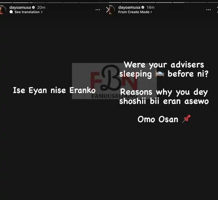 Am dealing with the man that pays your bill Dayo Amusa drags Femi Adebayos wife Kemi Filani blog min