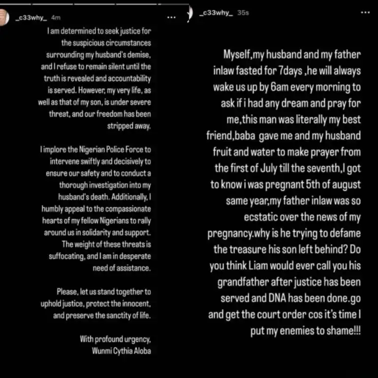Are you going to allow what happened to Mohbad happen to us Mohbads wife cries out Kemi Filani blog min 768x768 1