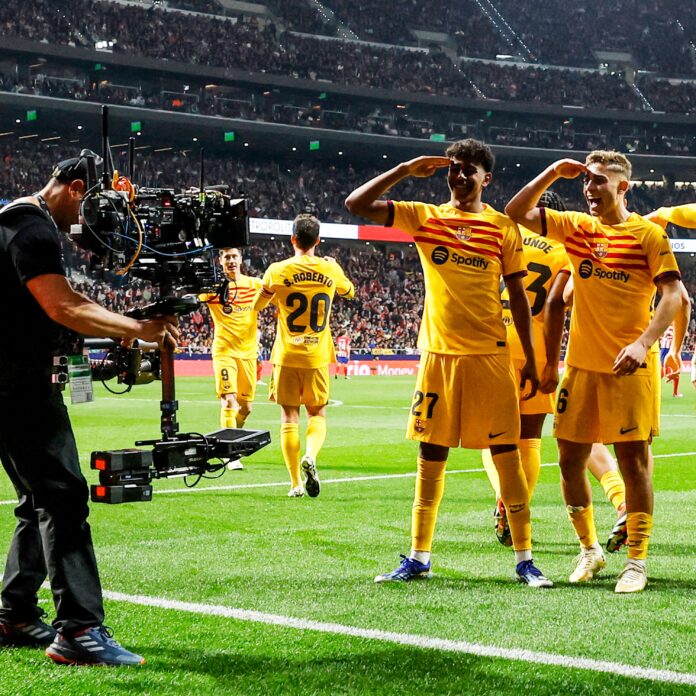 Barcelona defeated Atletico Madrid 3-0 in a match played in front of their home fans