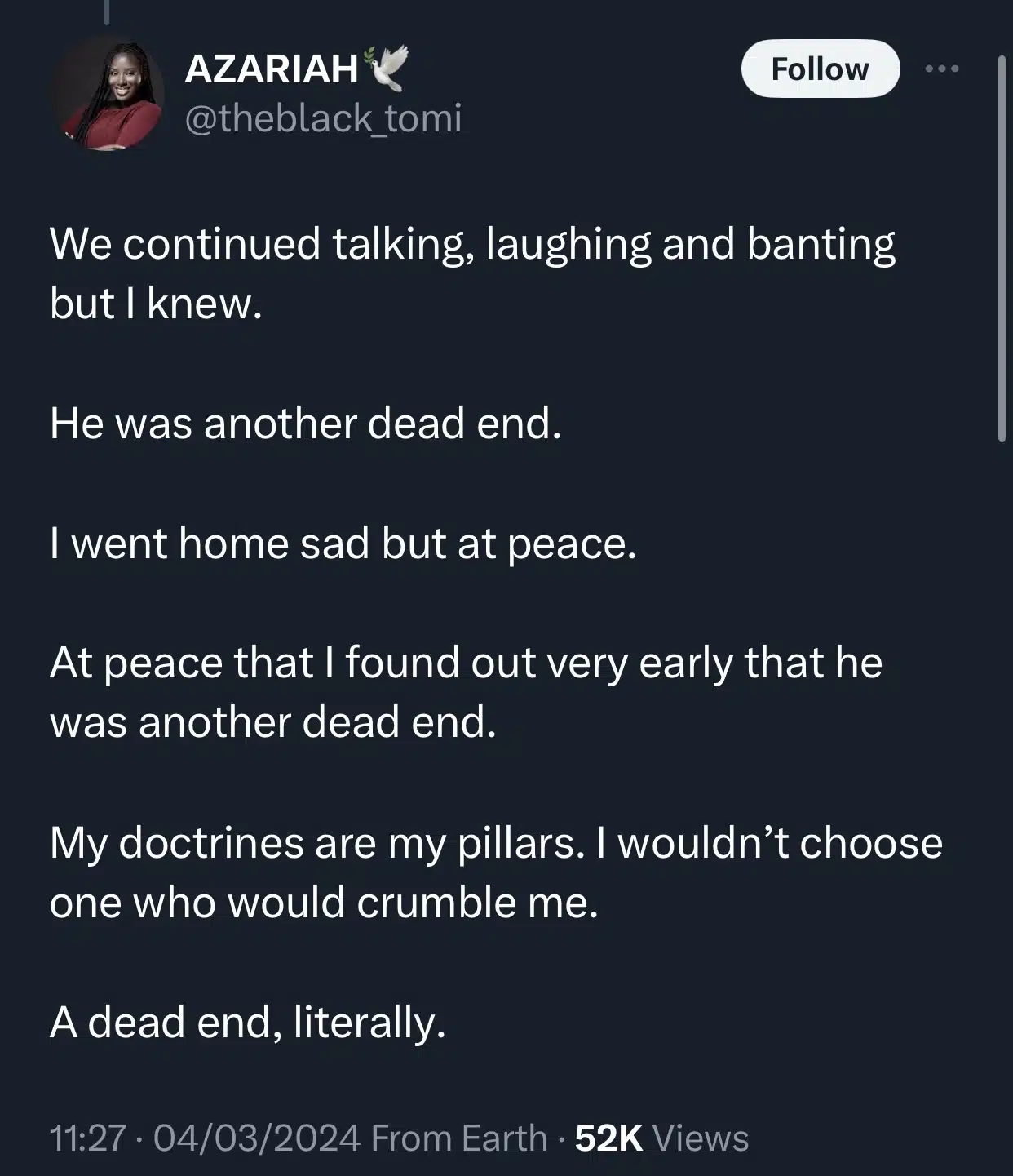 I ended my relationship with my man over his decision not to pay Tithe - Christian lady reveals 3 IMG 9462