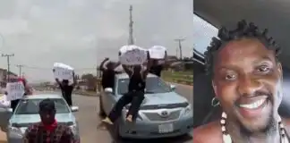 Youths stage protest over VeryDarkMan's continued detention