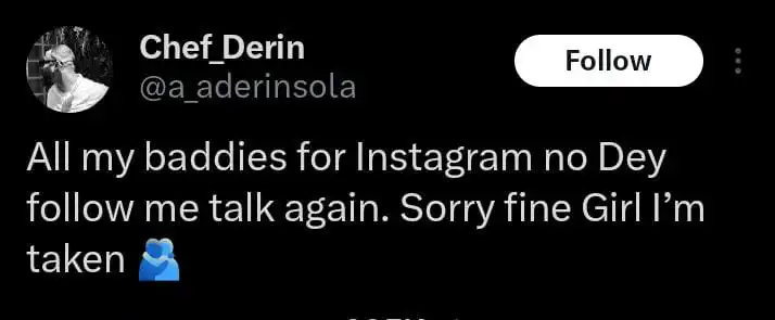 “My Instagram baddies no longer talk to me” – Saskay’s boyfriend, Chef Derin cries out 1 WhatsApp Image 2024 03 18 at 1.36.43 AM