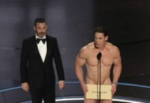 John Cena goes naked at 2024 Oscars to present ‘ Best Costume Award’