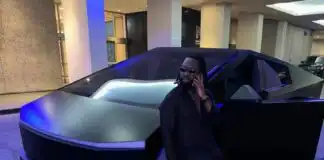Timaya acquires Tesla Cybertruck worth millions