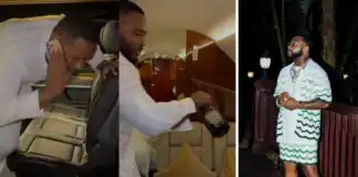 Kiddwaya congratulates Davido over new private jet, shows off his own