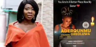 Nollywood actress Aderounmu Adejumoke dies at the age of 40