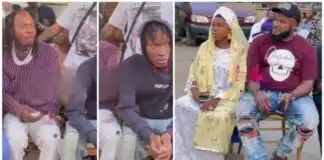 Naira Marley, Zinoleesky, attend Sam Larry’s twins’ naming ceremony