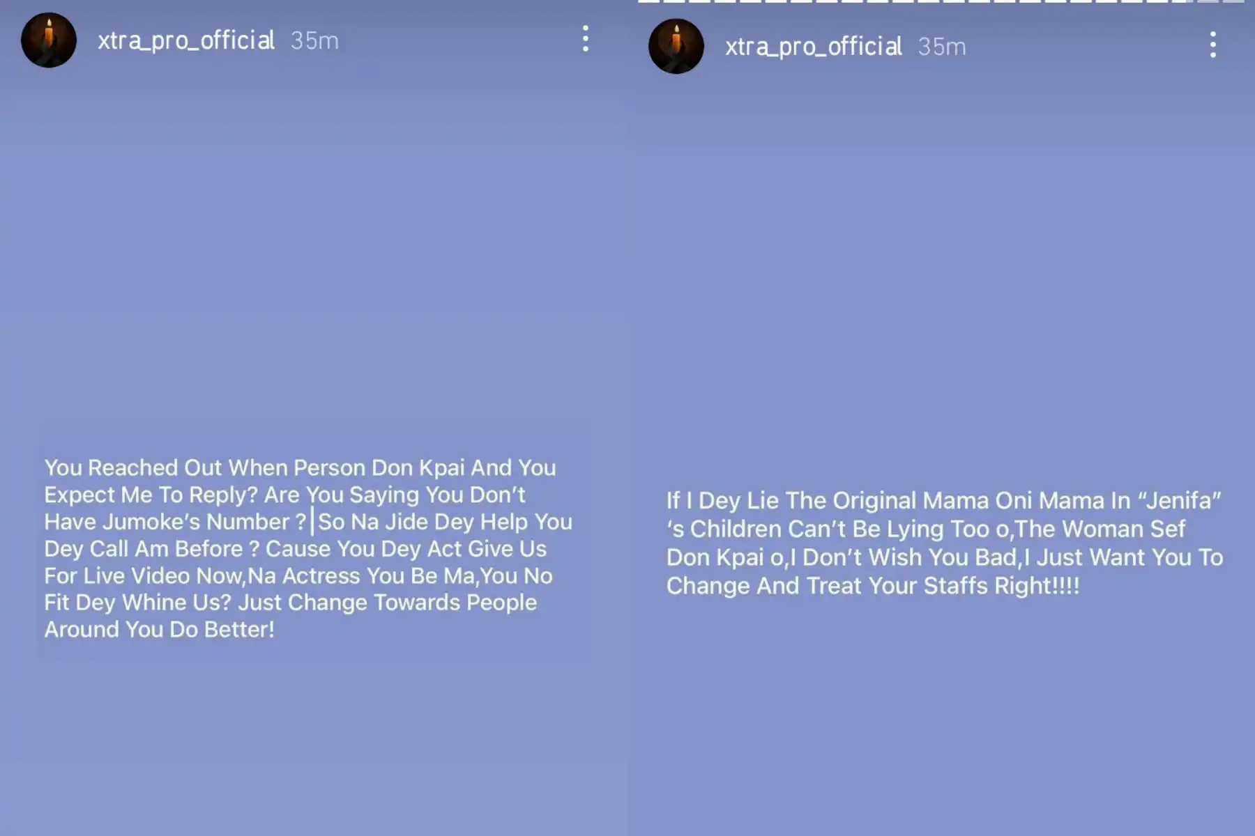 You reached out to me when she was already dead Late Jumoke Aderounmus brother slams Funke Akindele Kemi Filani blog