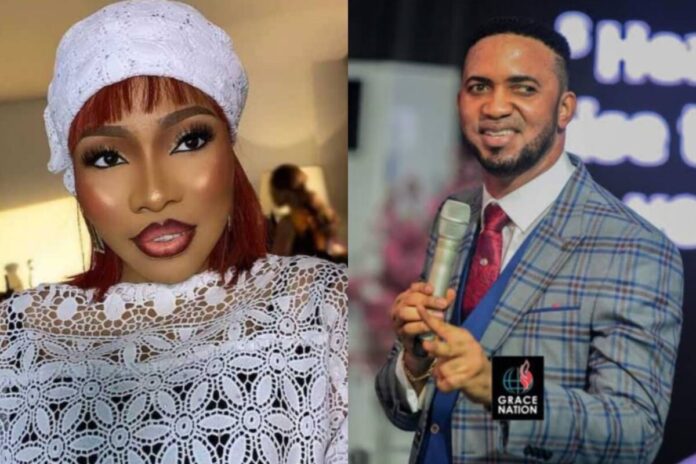 You-use-the-wrong-person-Doris-Ogala-calls-out-Dr-Chris-Okafor-Kemi-Filani-blog-min-1200x800 Nollywood actress, Doris Ogala isn’t backing down soon from dragging clergyman and the founder of Mountain of Liberation and Miracle Ministries (MLMM)., Pastor Chris Okafor. The movie star, who accused him of owing her, has taken to her Instagram page to make a strong allegation against him, accusing him of blackmail and threats. She claimed that he stole her money as she recalled how someone gave him N35 million of her hard-earned money to give to her, but he told her the person only paid N15 million and gave her 10 million and held onto N5 million. She thought the person was still indebted to her, unknowingly that the clergyman had taken all the money. Calling him out, she revealed that he started threatening and blackmailing her the moment she asked him for the money.