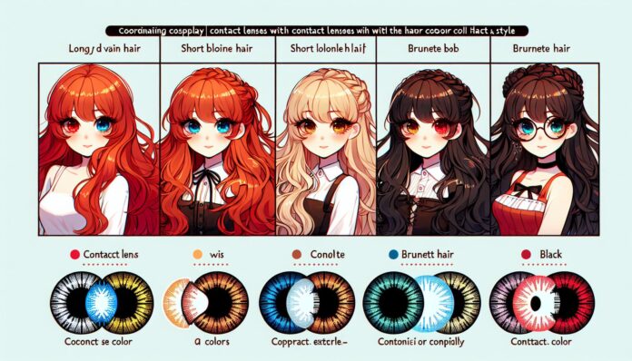 How to Coordinate Your Cosplay Contact Lenses with Your Hair Color and Style