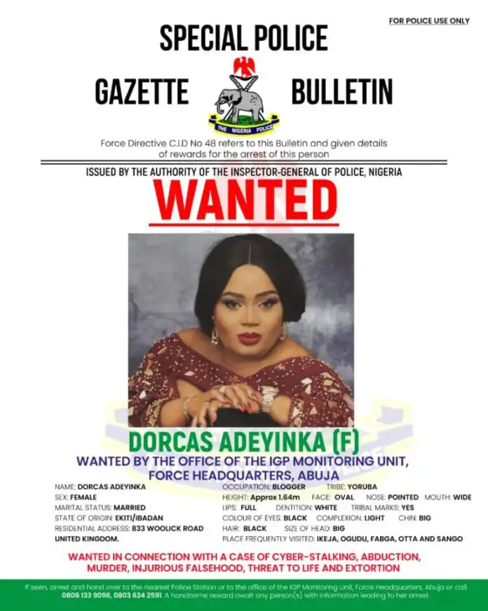 JUST IN: Police declare popular Nigerian blogger wanted