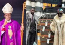 Catholic Priest stirs reactions as he borrows a line from Skepta and Portable’s hit song while preaching in church (Video)