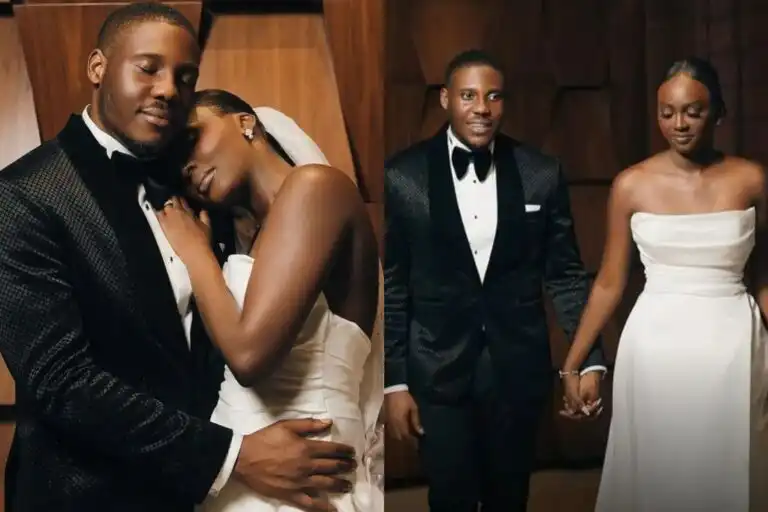Former Lagos governor Babatunde Fasholas daughter weds Posi Ogunlesi Kemi Filani blog min 768x512 1