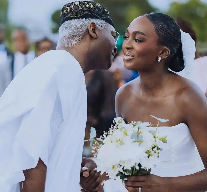Former governor Babatunde Fasholas daughter weds Posi Ogunlesi Kemi Filani blog min