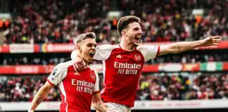 Arsenal go four points clear of Man City with 2-0 win over Bournemouth