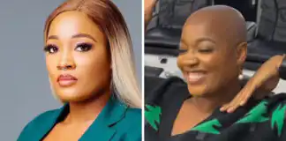 Reality star Lucy Edet goes bald