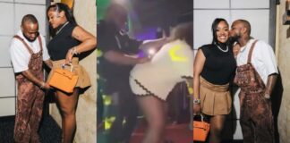 Netizens react to a video of Chioma grinding on Davido in Jamaica
