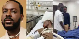 Adekunle Gold visits Khaid in the hospital, netizens react (video)