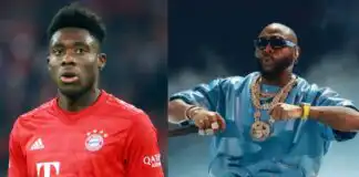 Davido’s songs prepare me for matches – Bayern Munich star, Alphonso Davies