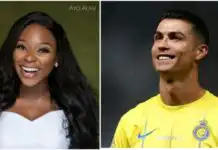 Married Nigerian actress Tomike Adeoye ‘desperate’ to go on a date with Cristiano Ronaldo