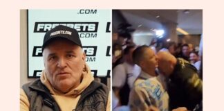 Tyson Fury’s father apologises after headbutting Oleksandr Usyk team member