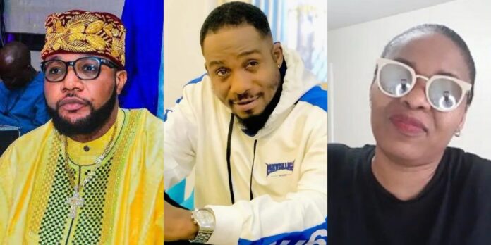 Junior Pope: E-money denies rumoured relationship with late actor's wife, issues threat