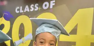 Regina Daniels celebrates son, Munir as he graduates from his first class (Photos)