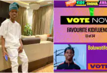 Wizkid’s son Boluwatife bags nomination at Nickelodeon Kids Choice Awards 2024