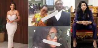 “Thank you Jesus” – Massive reactions as Iyabo Ojo and Lizzy Anjorin finally settle fight in court (Video)