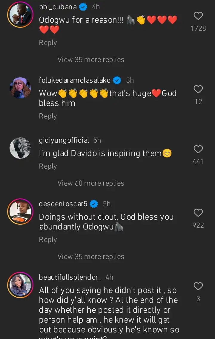 Odogwu for a reason Obi Cubana hails Burna Boy for paying hospital bills Kemi Filani blog min