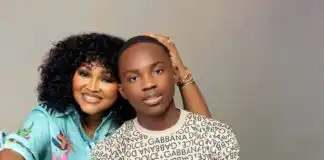 Mercy Aigbe celebrates son, Olajuwon Gentry’s 14th birthday with sweet message