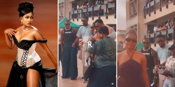 Drama as BBNaija's Phyna walks out on UNILAG students during recent event (Video) Drama as BBNaija's Phyna walks out on UNILAG students during recent event (Video)