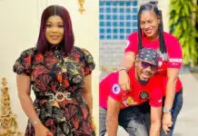 “Na side chick cry pass for the burial” – Massive reactions as Ruby Ojiakor and late Jnr Pope’s wife unfollow each other on IG