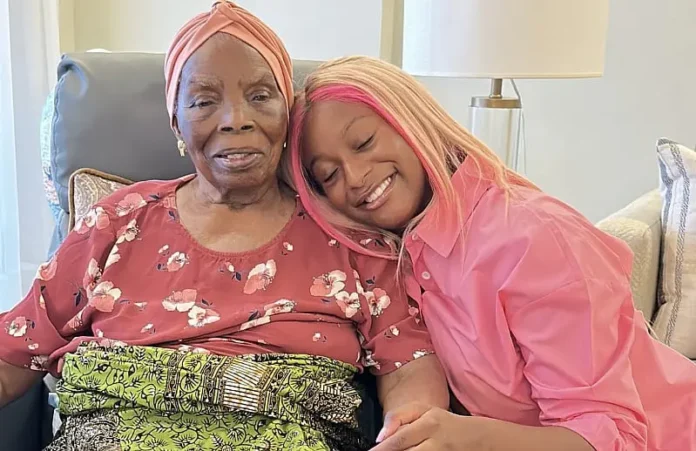 DJ Cuppy loses grandmother