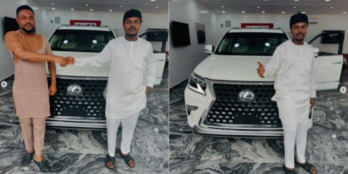 Billionaire Blord splashes millions on brand new Lexus jeep (Photos)
