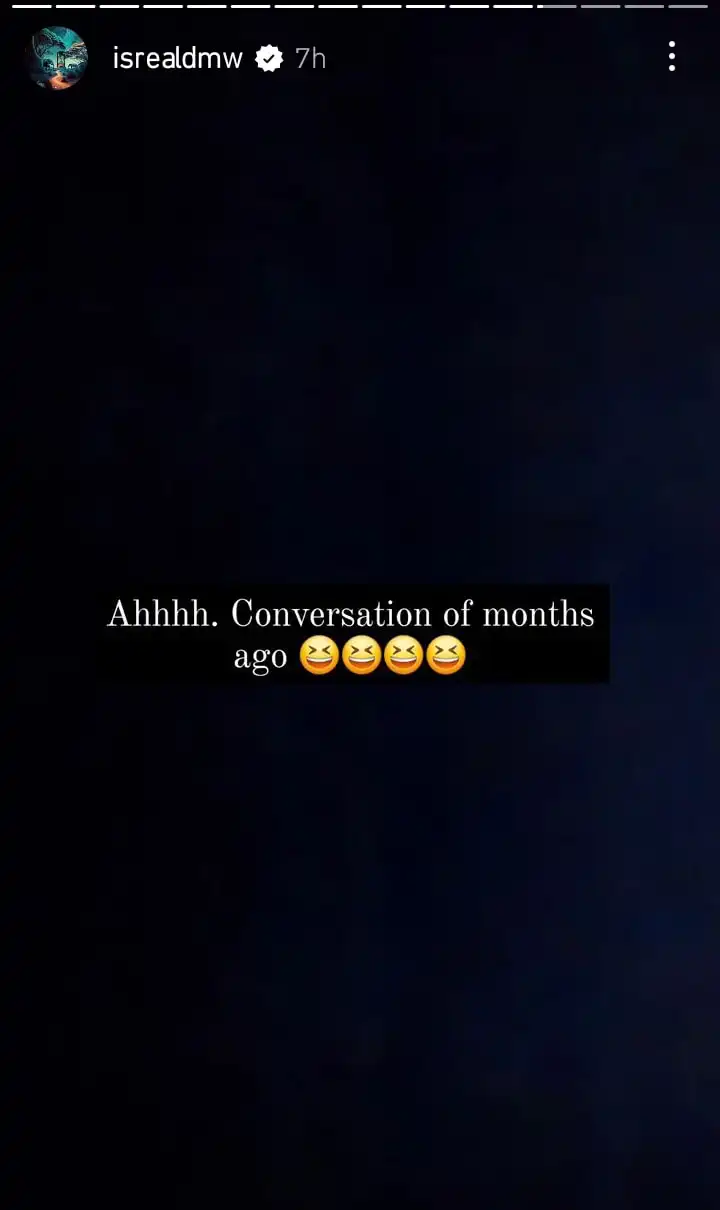 Conversation of months ago Israel DMW reacts as Sophia Momodu shares audio conversation of him begging her Kemi Filani blog min