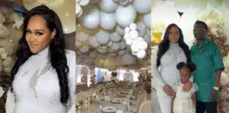 Tania Omotayo shares beautiful moments from her surprise baby shower (Video)