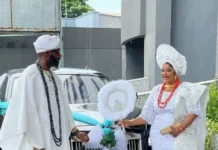 Nollywood actress, Omoborty ties the knot with lover (Videos)