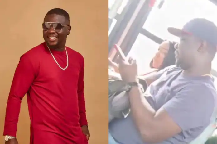 Nigerians React as Seyi Law explains viral video of him collecting a lady’s phone number in a public bus