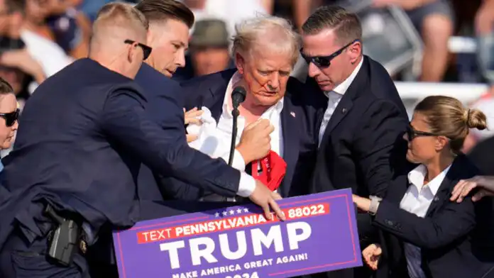 BREAKING: Donald Trump Survive Assasination Attempt on His Life at His Pennsylvania Rally