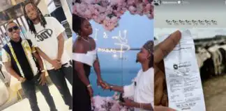 Fekomi gifts Yhemolee 10 cows worth N10million to support the socialite’s wedding (Video)