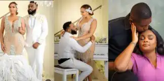 Jealous Lover, VJ Adams Responds to Bimbo Ademoye’s Engagement Post with Timini Egbuson